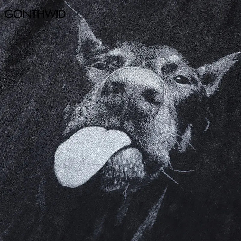 365cool® -Oversized Doberman Graphic T-