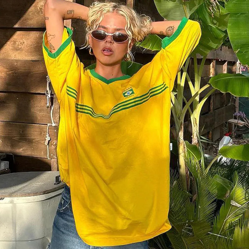 365Cool® -OVERSIZED BRAZIL T-SHIRT-